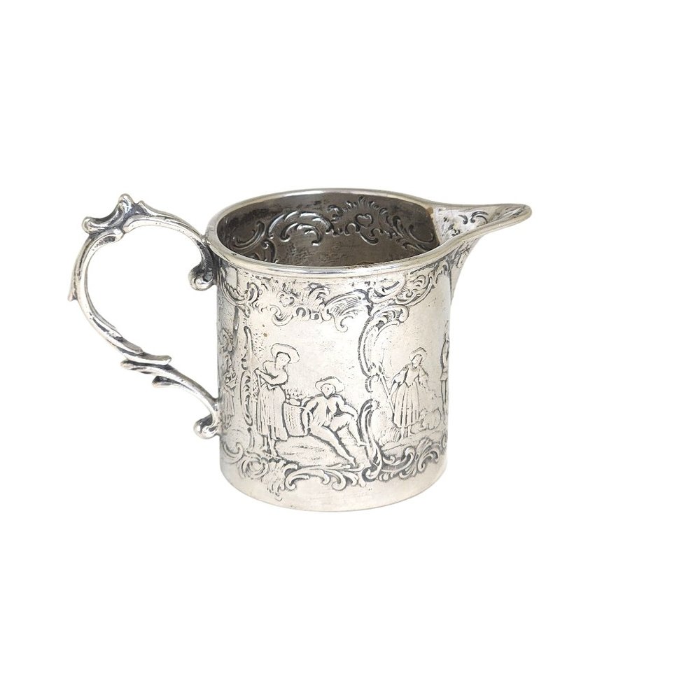 Friedrich Reusswig Hanau Germany 800 Silver Creamer #12550